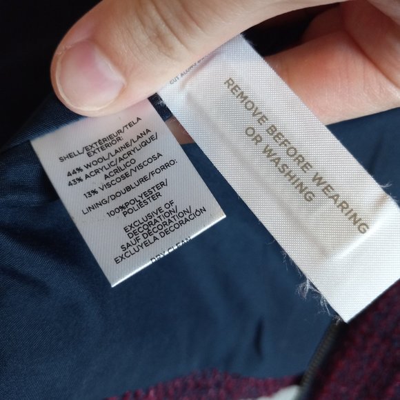 Loft NWOT Tweed Zip Blazer - Picture 5 of 7